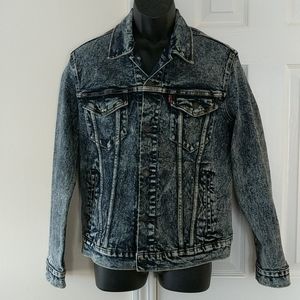 Levi's Men's Acid Wash Trucker Jacket